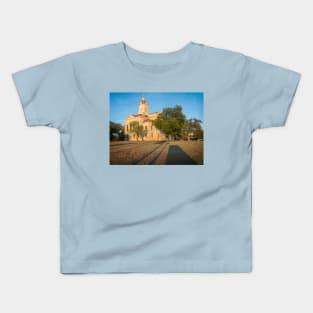 Bandera Historic County Courthouse - Texas by Debra Martz Kids T-Shirt